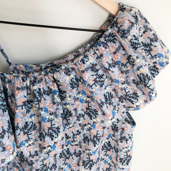 La Vie Rebecca Taylor One Shoulder Floraison Top - Picture 8 of 11